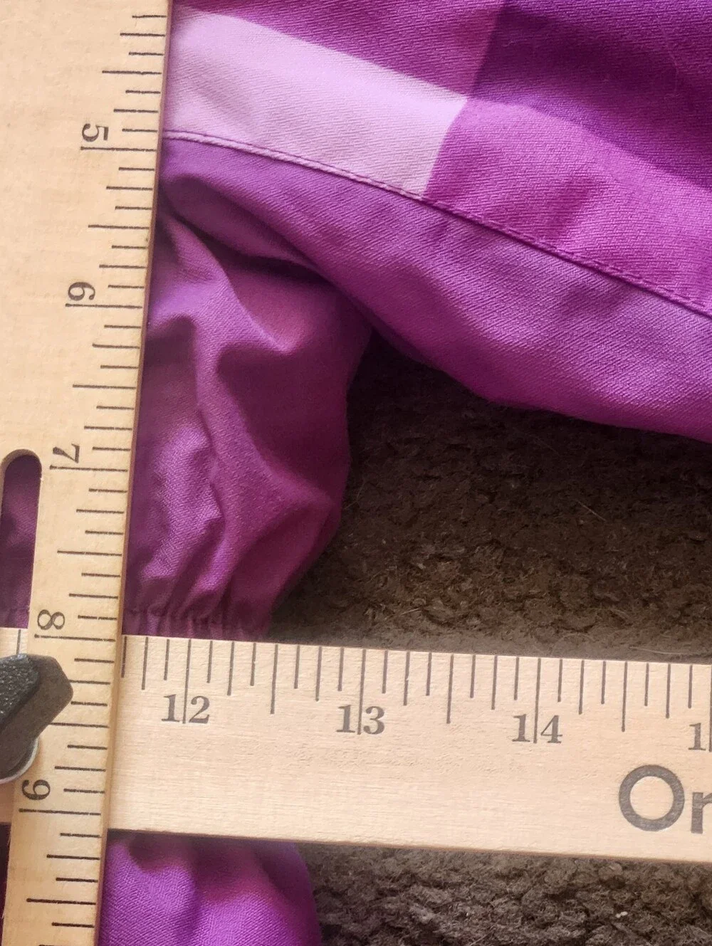 REI Toddler Ski Jacket Size 3T Purple Plaid Outdoors Kids Hood